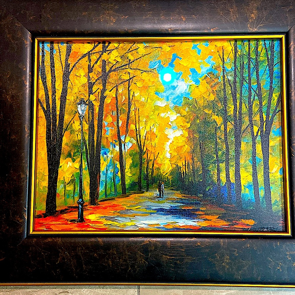 LEONID AFREMOV SIGNED LIMITED EDITION Acrylic Print “Happy Morning”